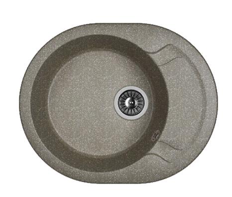 Мойка кухонная из литьевого мрамора Dr. Gans БЕРТА 580 25.040.B0580.407 58*47 см. черный