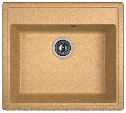 Мойка кухонная из литьевого мрамора Dr. Gans НИКА 570 25.070.D0570.406 57*51 см. терракота