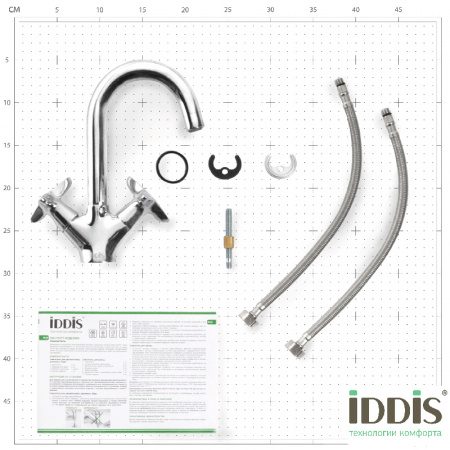 Смеситель IDDIS BOUNCE BOUSBJ0i05 для кухонной мойки 