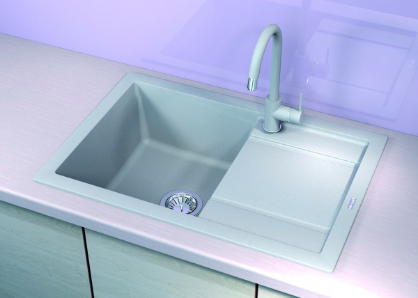 Мойка кухонная керамогранитная Florentina ЛИПСИ 760 20.160.D0760.104 76*51 см. бежевый