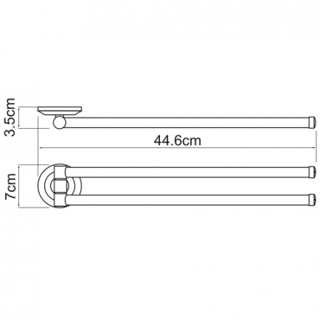 Полотенцедержатель WasserKRAFT RHEIN K-6231  