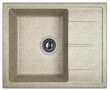 Мойка кухонная из литьевого мрамора Dr. Gans НИКА 580 25.070.B0580.408 58*47 см. серый