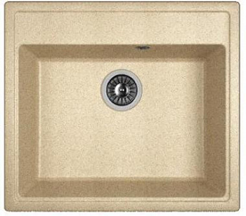 Мойка кухонная из литьевого мрамора Dr. Gans НИКА 570 25.070.D0570.405 57*51 см. терра