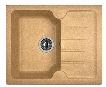 Мойка кухонная из литьевого мрамора Dr. Gans ЛОРА 620 25.020.A0620.406 62*51 см. терракота