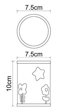 Стакан настольный WasserKRAFT AMMER K-6428  