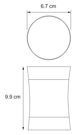 Стакан настольный WasserKRAFT WERN K-7528  