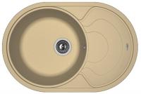 Мойка кухонная керамогранитная Florentina РОДОС 760 20.140.D0760.306 76*51 см. капучино