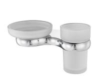 Стакан и мыльница навесной WasserKRAFT BERKEL K-6826  