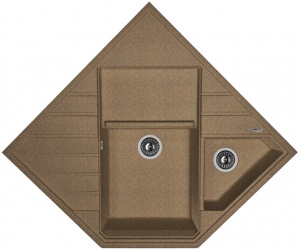 Мойка кухонная керамогранитная Florentina БОМБЕЙ 20.375.J0900.105 90*61 см. коричневый