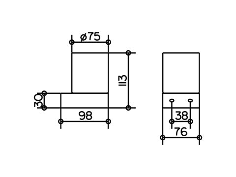 Стакан навесной Keuco EDITION 300 30050 019000  