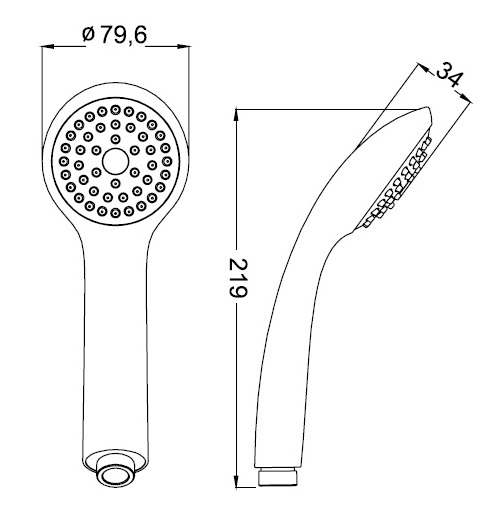 Лейка душевая IDDIS  A11011  
