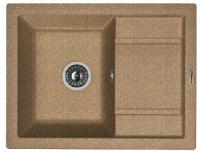 Мойка кухонная керамогранитная Florentina ЛИПСИ 660 20.155.C0660.105 66*51 см. коричневый