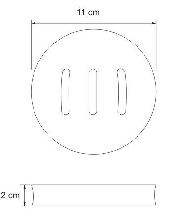 Мыльница настольная WasserKRAFT WERN K-7529  