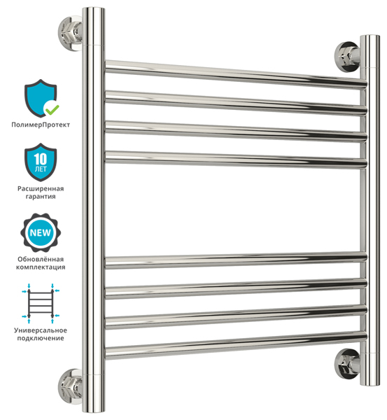 Полотенцесушитель водяной Сунержа БОГЕМА+ 00-0221-5050 500х500 