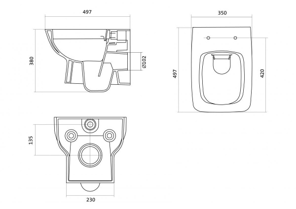 Унитаз-компакт Santek НЕО 1.WH30.2.411   Унитаз-компакт Santek НЕО 1.WH30.2.411