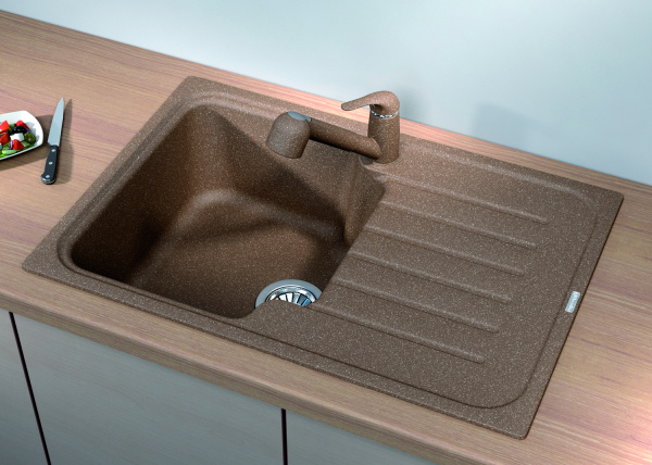 Мойка кухонная керамогранитная Florentina ТАИС 760 20.260.B0760.302 76*51 см. антрацит