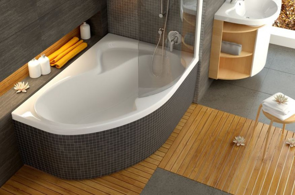 Ванна акриловая Ravak ROSA II CL210P0000 160x105 см. правая 