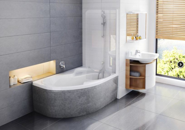 Ванна акриловая Ravak ROSA II CJ210P0000 160x105 см. правая 